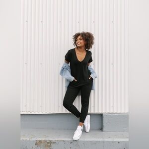 SMASH & TESS - 🇨🇦 The Sunday Romper in Black. XS